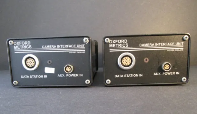 Two (2) OXFORD METRICS MOTION CAPTURE 3 Camera Interface Units Great Condition