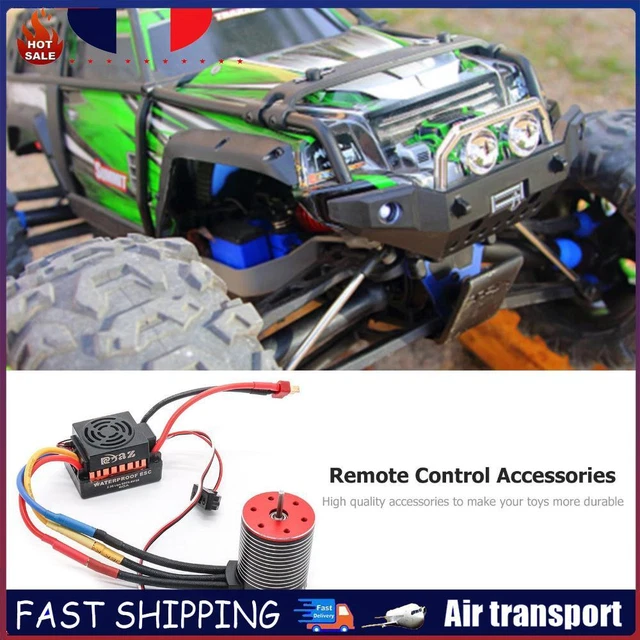 Moteur Brushless RC, Moteur Brushless CNC De Carte De Programmation 2435 4500kv 25a Esc Pour 1 16 1 18 Voiture
