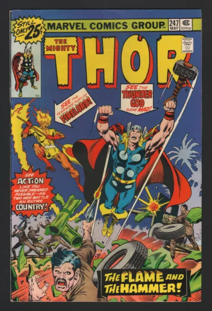 THOR #247, 1976, Marvel Comics, VF CONDITION COPY, THE FLAME AND THE HAMMER!