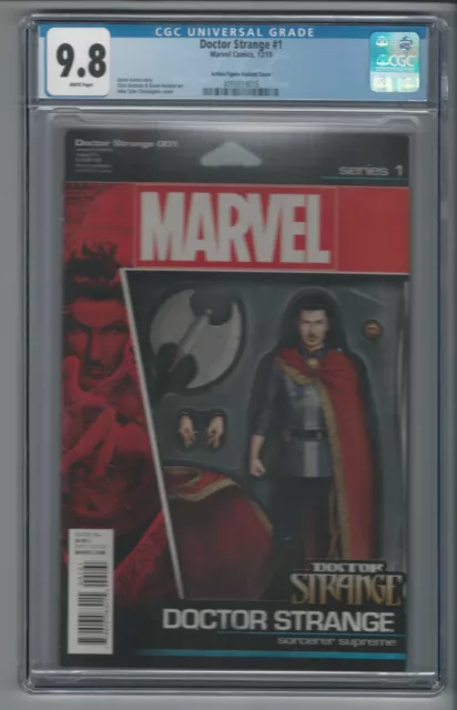 Doctor Strange #1 CGC 9.8 NM/MT Action Figure Variant Cover Marvel Comics 12/15