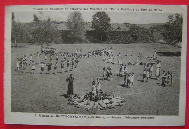 Cpa (63) - House Of Montboissier - Seal Of Physical Education - 1936