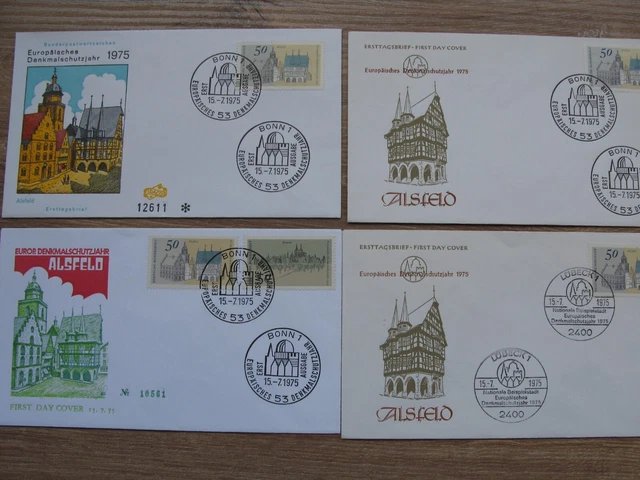 BRD/FDC 1975, Alsfeld Denkmalschutz