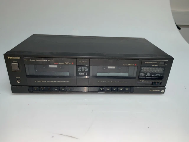 Deck cassette stéréo Technics RS-T22, seconde main en état de fonctionnement