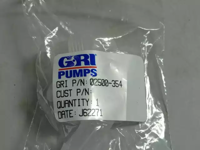 GRI Pumps 02500-354 Tuyauterie Connecteur Kit