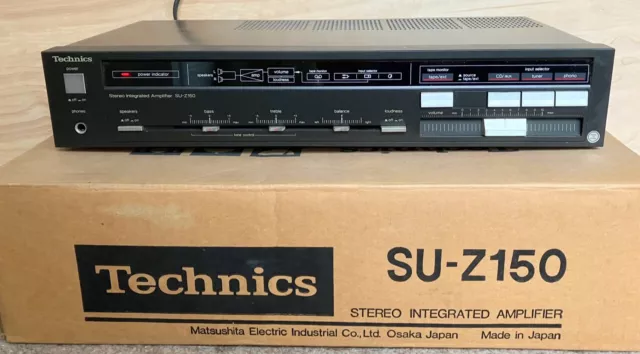 Technics SU-Z150 Vintage HiFi Amplifer in original box