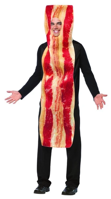 Get Real Bacon Strip Costume Adult One Size Fits Most