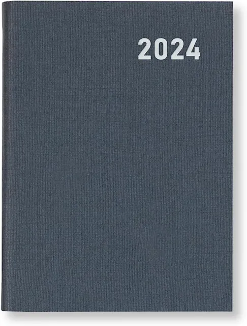 Letts Principal Mini Pocket week to view 2024 grey diary