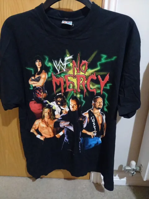 Wwf/wwe No Mercy Tour T-shirt Undertaker Stone Cold Triple H Size XL