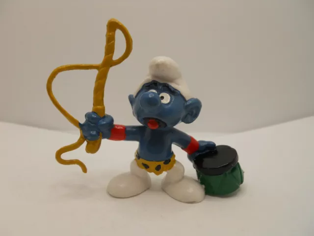 Smurfs Puffi Barbapuffo 20115 Puffo Domatore Tamer Lion Smurf H.kong W.berrie