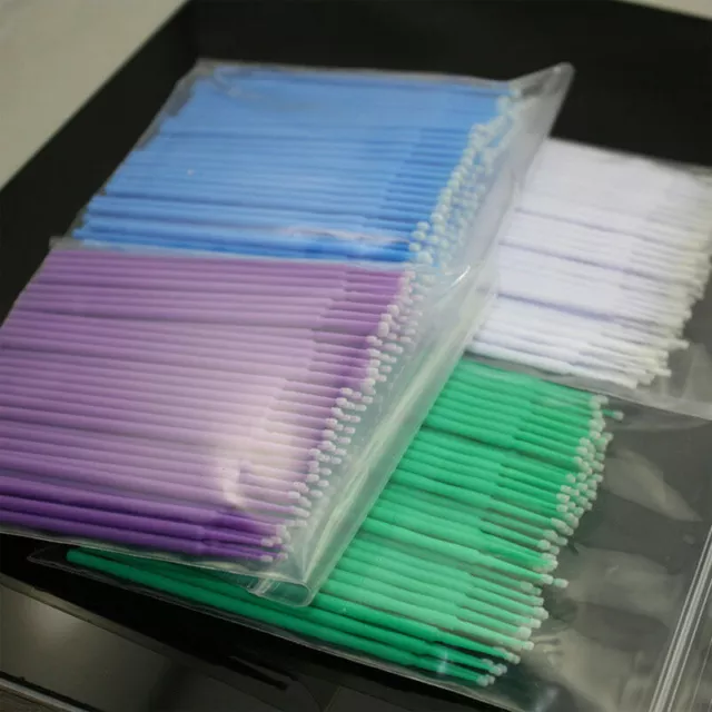 400 Pcs Dental Disposable Micro Brush Material Tooth Applicator Bendable Sticks