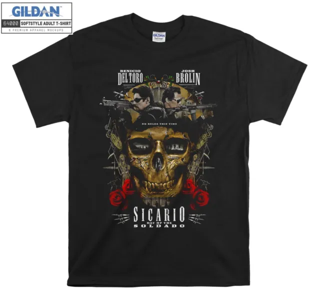 Skull Sicario Soldado T-shirt Gift Hoodie Tshirt Men Women Unisex F692