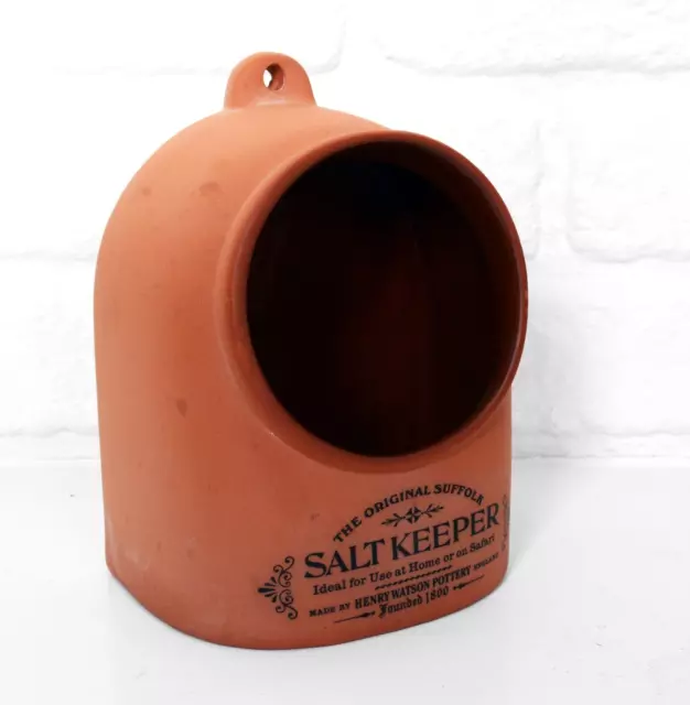 The Original Suffolk Salt Pig Keeper / Cellar, Henry Watson Pottery, Terracotta