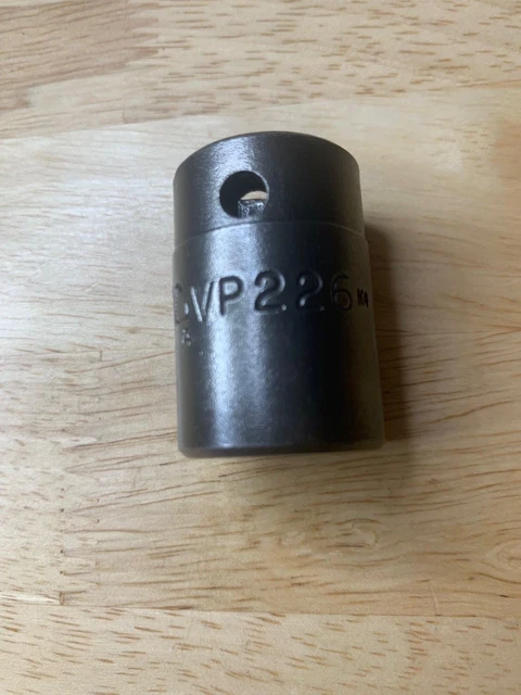 Mac Tools 1/2" Drive 11/16" A SAE 6 Point Impact Short Socket VP226 Made in USA 3