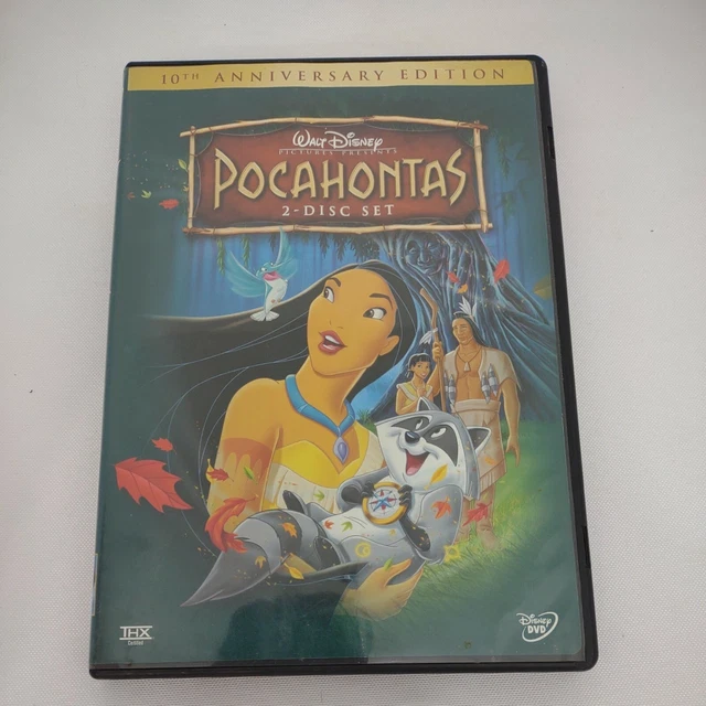 Pocahontas 10th Anniversary Edition 2-Disc DVD Set Genuine Disney