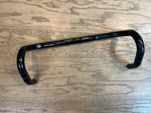 ￼Cinelli Eubios Road Bike Drop Bar Handlebar 26.0mm 44 Black