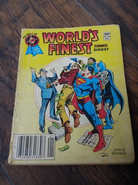 Best Of Dc Blue Ribbon Digest #20 World's Finest Batman Superman