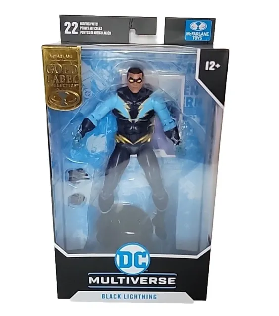 McFarlane Toys DC Multiverse Black Lightning (Final Crisis) Gold Label 7 in...