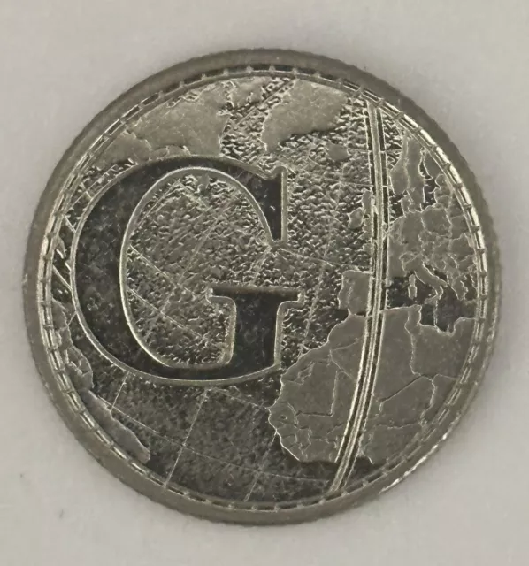 2018 Letter G 10p piece from 10 pence A-Z Alphabet Collection