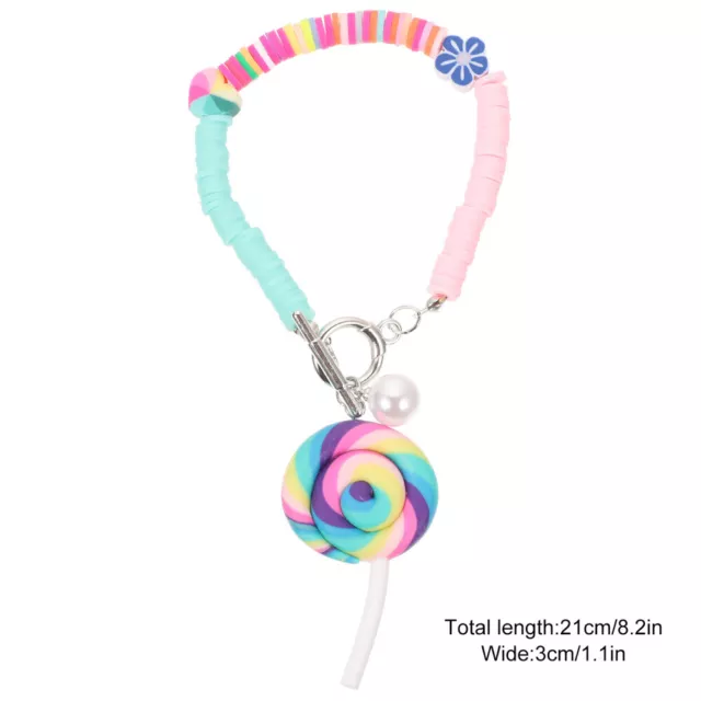 Lollipop Armbänder Candy Color Handkette Bunt Mädchen Schmuck