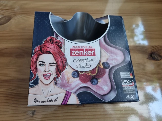 Backform: 4 teiliges Bioche Backformen von Zenker – OVP, unbenutzt