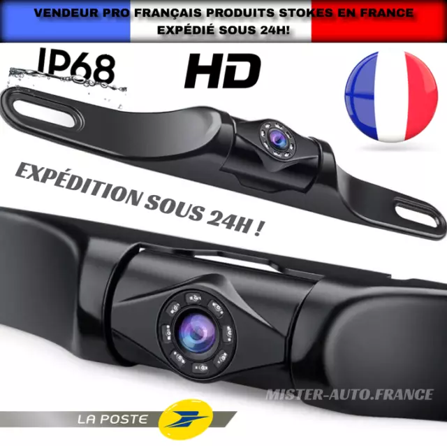 Caméra de Recul Etanche HD 170° Voiture Grand Angle ★Vision Nocturne IP68 ++