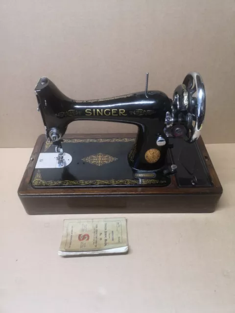 Singer 99k Sewing Machine Body. No Hand Crank Or Motor