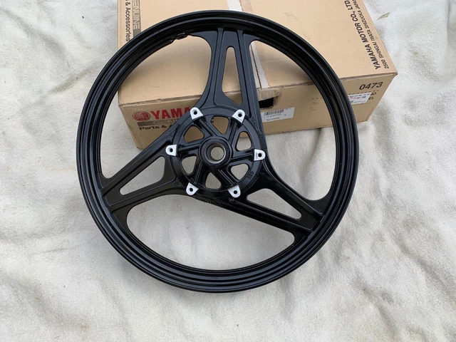 Jante Avant Pour Kawasaki EL250 - Diamètre 17 Pouces, Aluminium Noir - Occasion Bon état