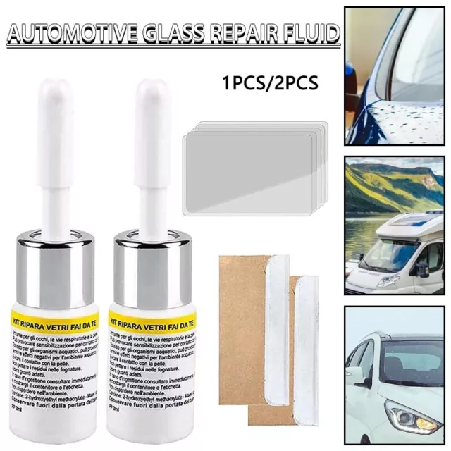Glass Windshield Repair Tool Kit Fix Car Wind Glass Windscreen Chip Crack y