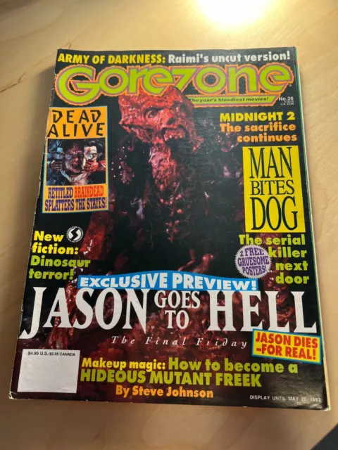 Gorezone Magazine Spring 1993 Jason Goes to Hell - Army of Darkness