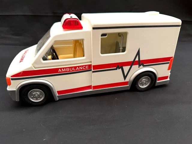 VEHÍCULO DE EMERGENCIA ambulancia de rescate Playmobil 2011 de
