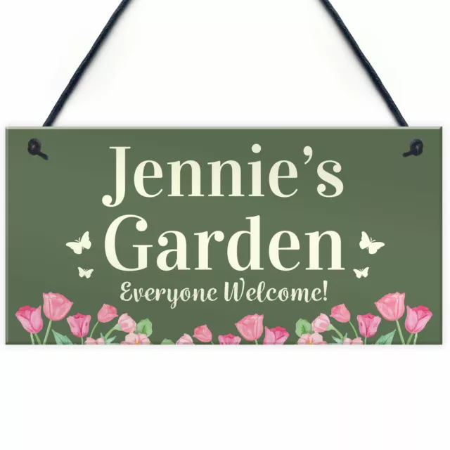 PERSONALISED Garden Sign Summer House Sign Gifts For Women Mum Nan Sister Auntie
