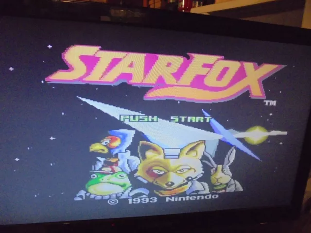 STAR FOX STARFOX Super Nintendo SNES Original Authentic Genuine Game ...