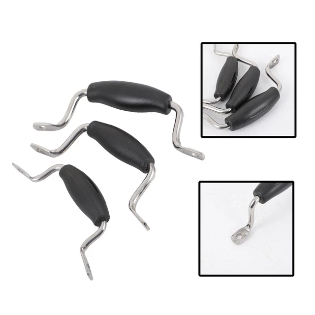 Maniglia Coperchio Griglia Accessori Maniglia Coperchio Impugnatura Coperchio Nero Acciaio Inox