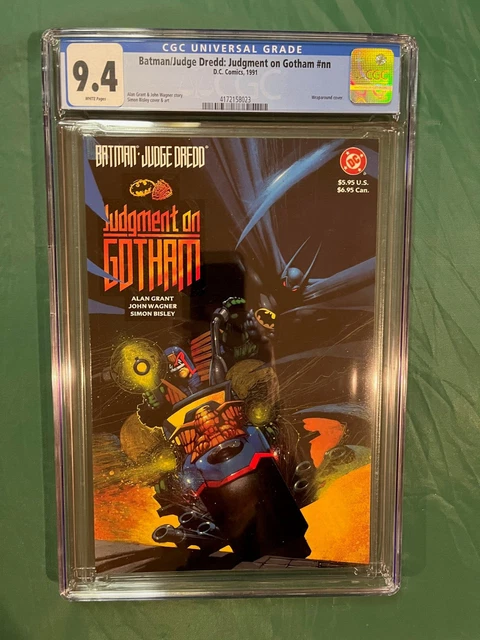 Dc Comics Batman/Judge Dredd: Judgement On Gotham 1St Print Cgc 9.4