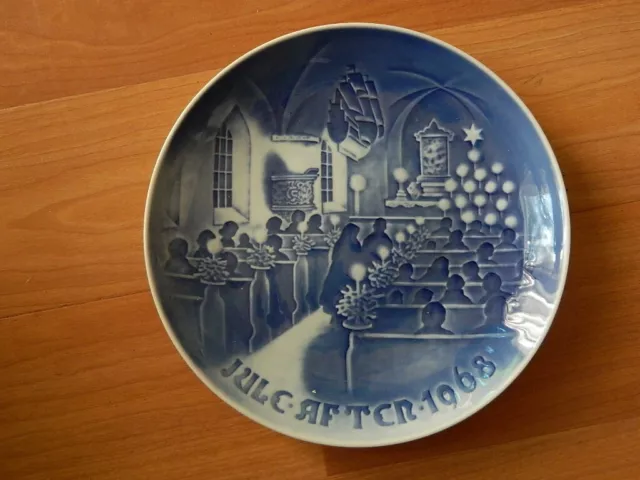 B&G Bing Grondahl Christmas Jule After 1968 Royal Copenhagen Porcelain Plate