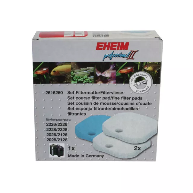 EHEIM 3pc BLUE/WHITE FILTER PADS 2226-2328