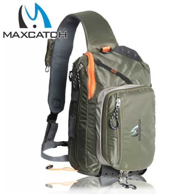 Maxcatch Fly Fishing Sling Bag Multi-Purpose Shoulder Fishing Back pack