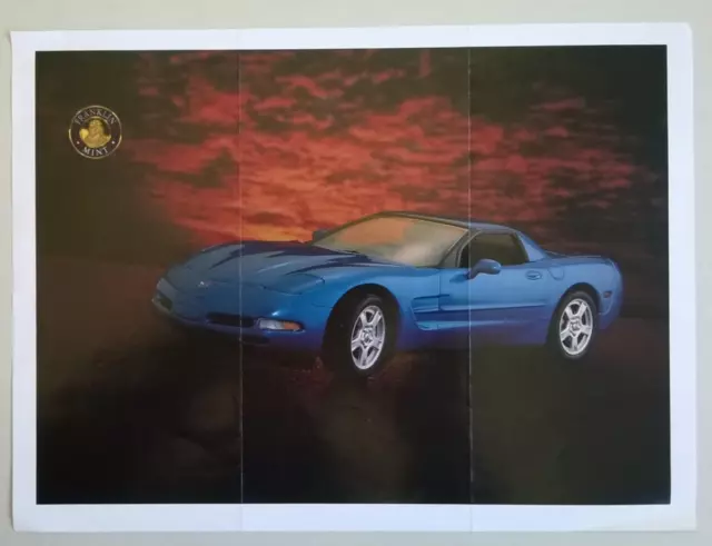 Chevrolet Corvette (1999) : Brochure publicitaire FRANKLIN MINT (en français)