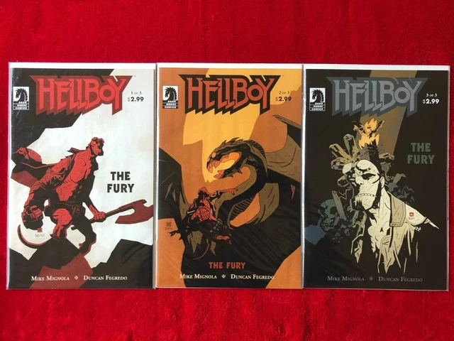 Hellboy  The Fury     -   1 2 3  - 2011  Series - Dark Horse Comics