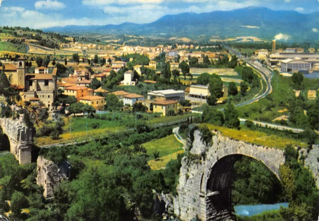 Al13-43A) Narni Scalo Panorama Ponte Augusto Viaggiata Terni
