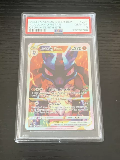 Lucario VSTAR - SWSH291 - Black Star Promo - PSA 10 GEM MINT