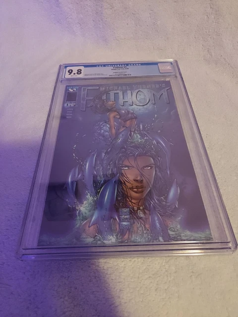 Fathom #1 (B) Dolphin Variant Cover 9.8 cgc High Grade Image Census Rare