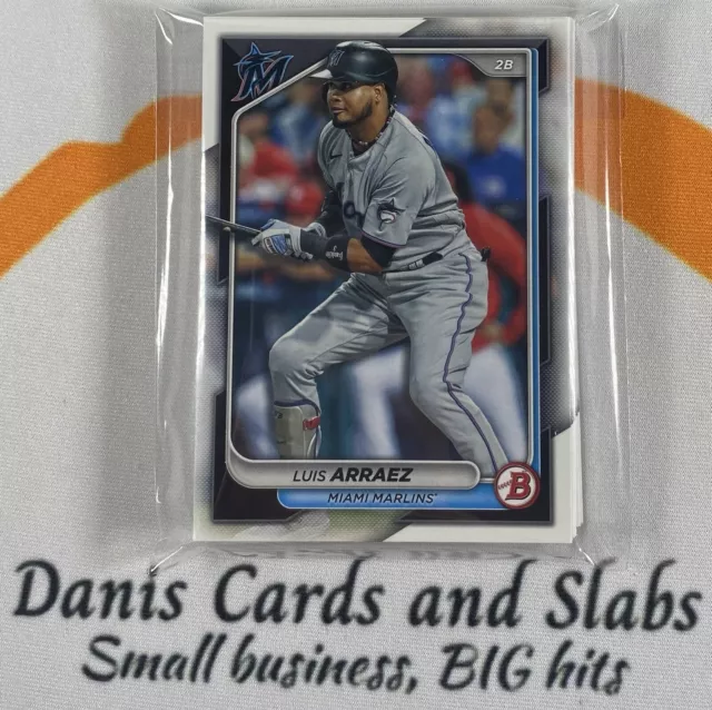2024 BOWMAN BASEBALL Luis Arraez Paper Lot Of 25 No.51 0.99 PicClick