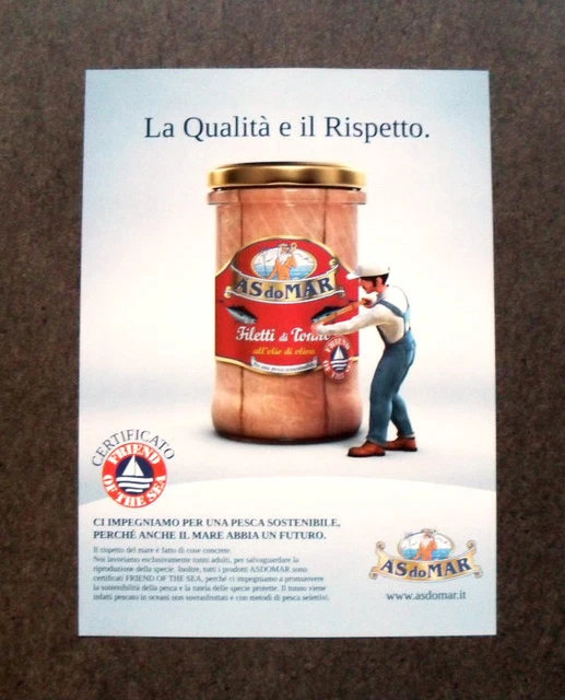 [GCG] I515 - Advertising Pubblicità - FILETTI DI TONNO AS DO MAR