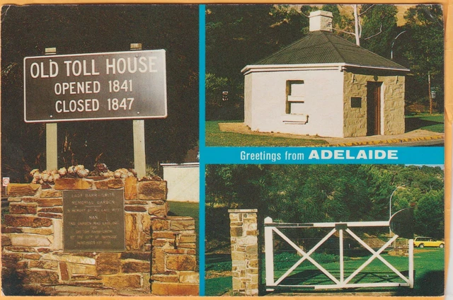 Old Toll House 3 Scenes Adelaide Hills S.a Aust Souvenirs Postcard