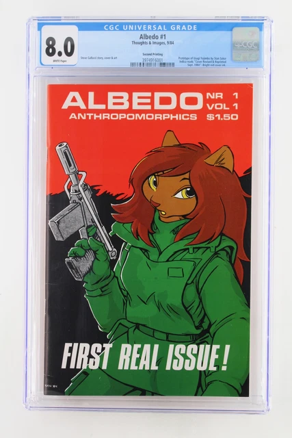 Albedo #1 - Thoughts + Images 1984 CGC 8.0 Prototype of Usagi Yojimbo 2nd Print