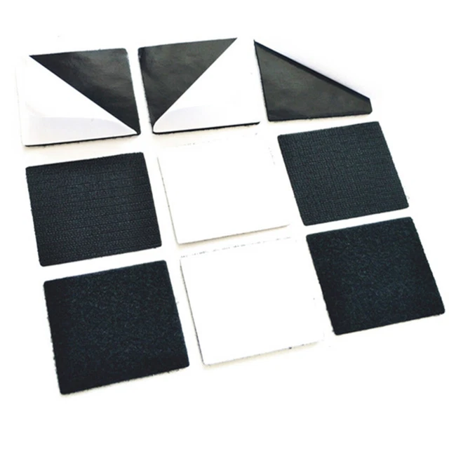 30 piezas / paquete alfombra ancla almohadillas de velcro alfombra antideslizante pinzas para esquinas