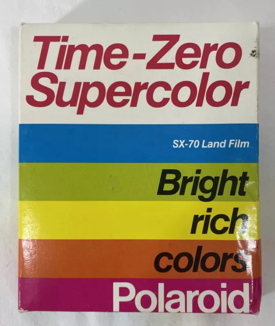 Polaroid Time-Zero Supercolor SX-70 Land Film 10 Photo