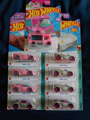 2022 HOT WHEELS Barbie Dream Camper Barbie Extra Barbie HW Hot Pink New