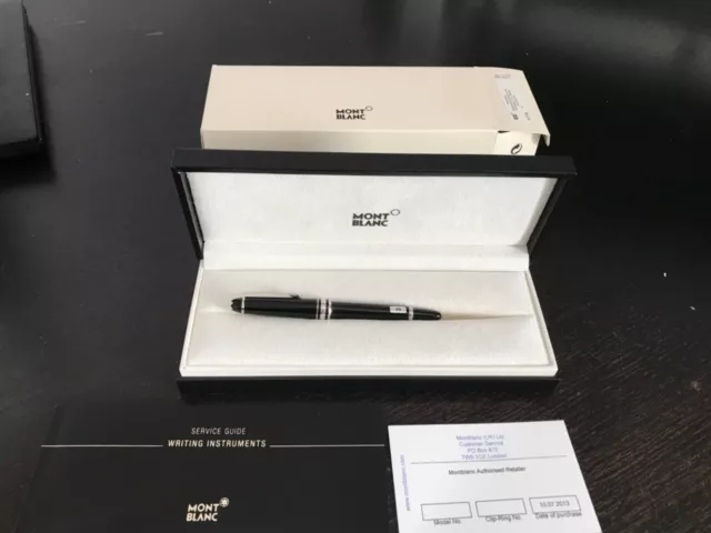 mont blanc meisterstuck fountain pen platimum line hommage a W A Mozart 107706